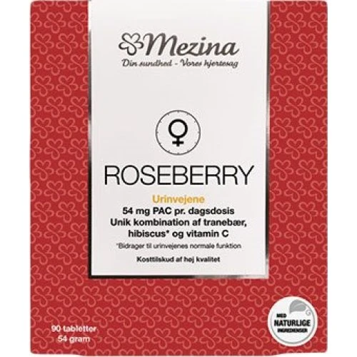 Mezina Roseberry 90 tabletter
