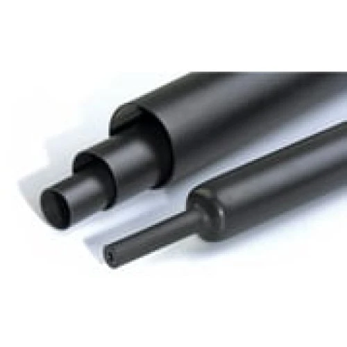 RGM 55/16 mm Mellemvægget krympeflex med lim, sort, 1,2 m