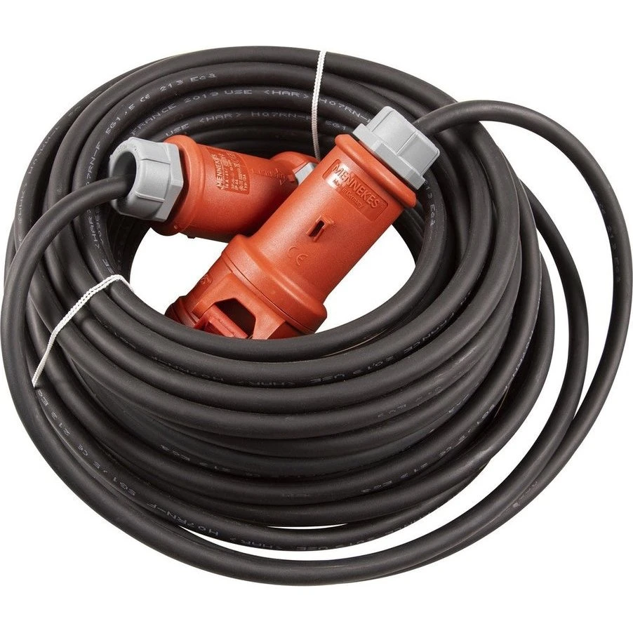 CEE forlængerkabel 16A IP44 5x2,5mm² - 25 meter