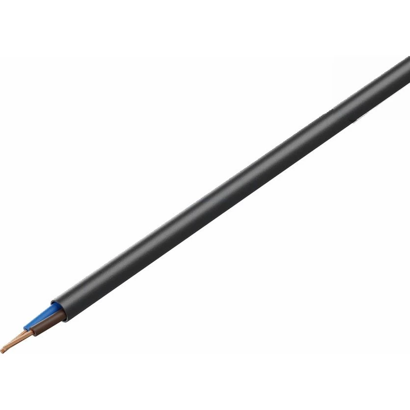 Helukabel H07RN-F TITANEX 2x6 mm2 Gummikabel, sort