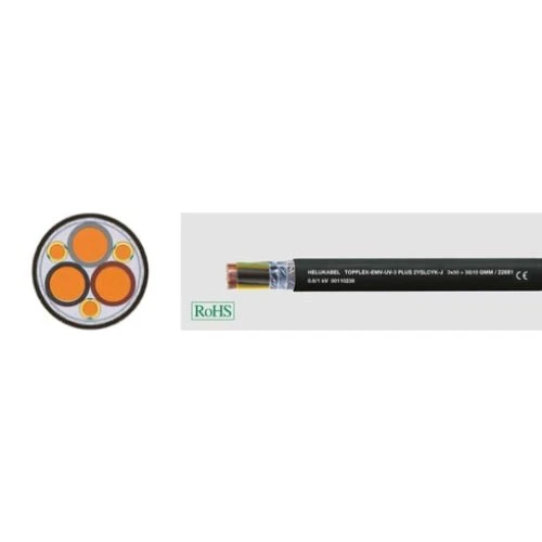 TOPFLEX-EMV-UV-3PLUS 2YSLCYK-J 3x1,5+3G0,25 Motorkabel