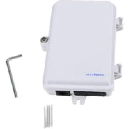 Fiber vægboks til 4x SC simplex samleled med splicekassette