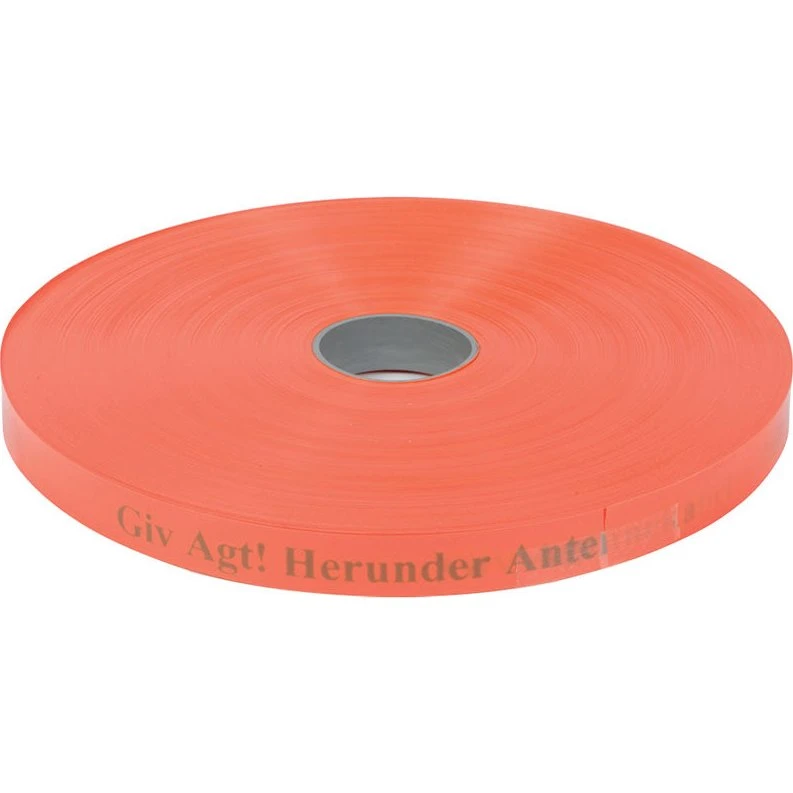 Letbæk Plast Markeringsbånd Orange Antenne 25x0,3mm 250m
