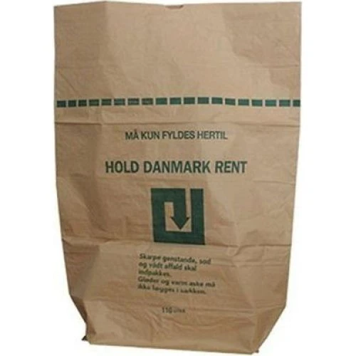 Affaldssæk papir 100L 70/25x95cm - Hold Danmark Rent