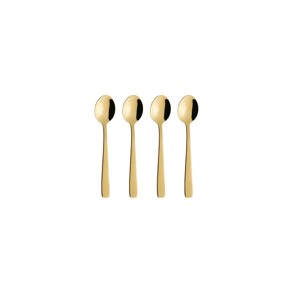 Aida Raw teskeer 4-pak - Guld