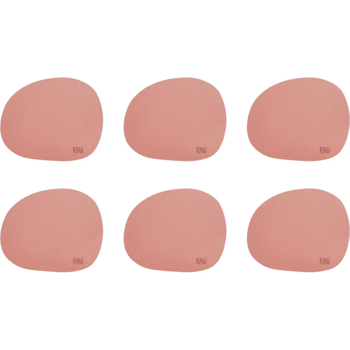 Aida RAW glasunderlag 6-pak, Spice Rose