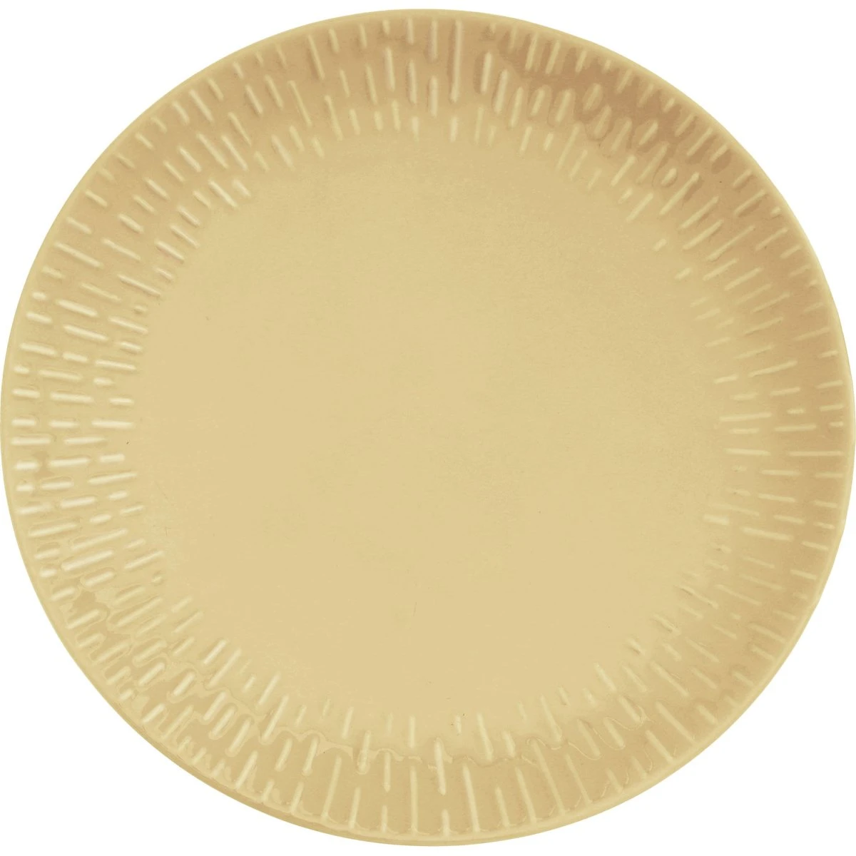 Aida Confetti middagstallerken 27,5 cm - Mustard