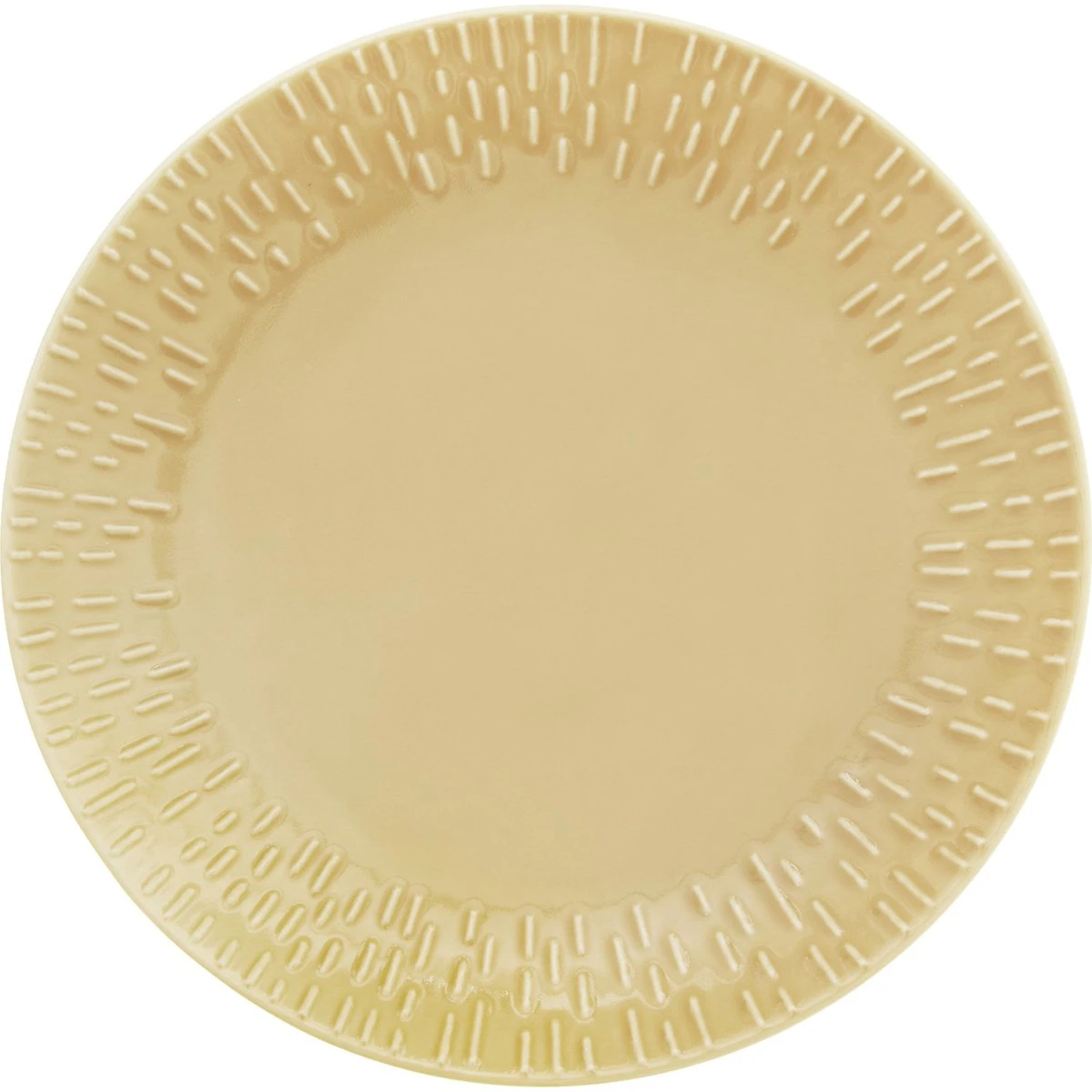 Aida Confetti desserttallerken 21 cm, Mustard