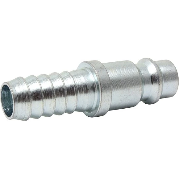 Nippel med 12 mm slangestuds - Nikkelbelagt messing 1/2"