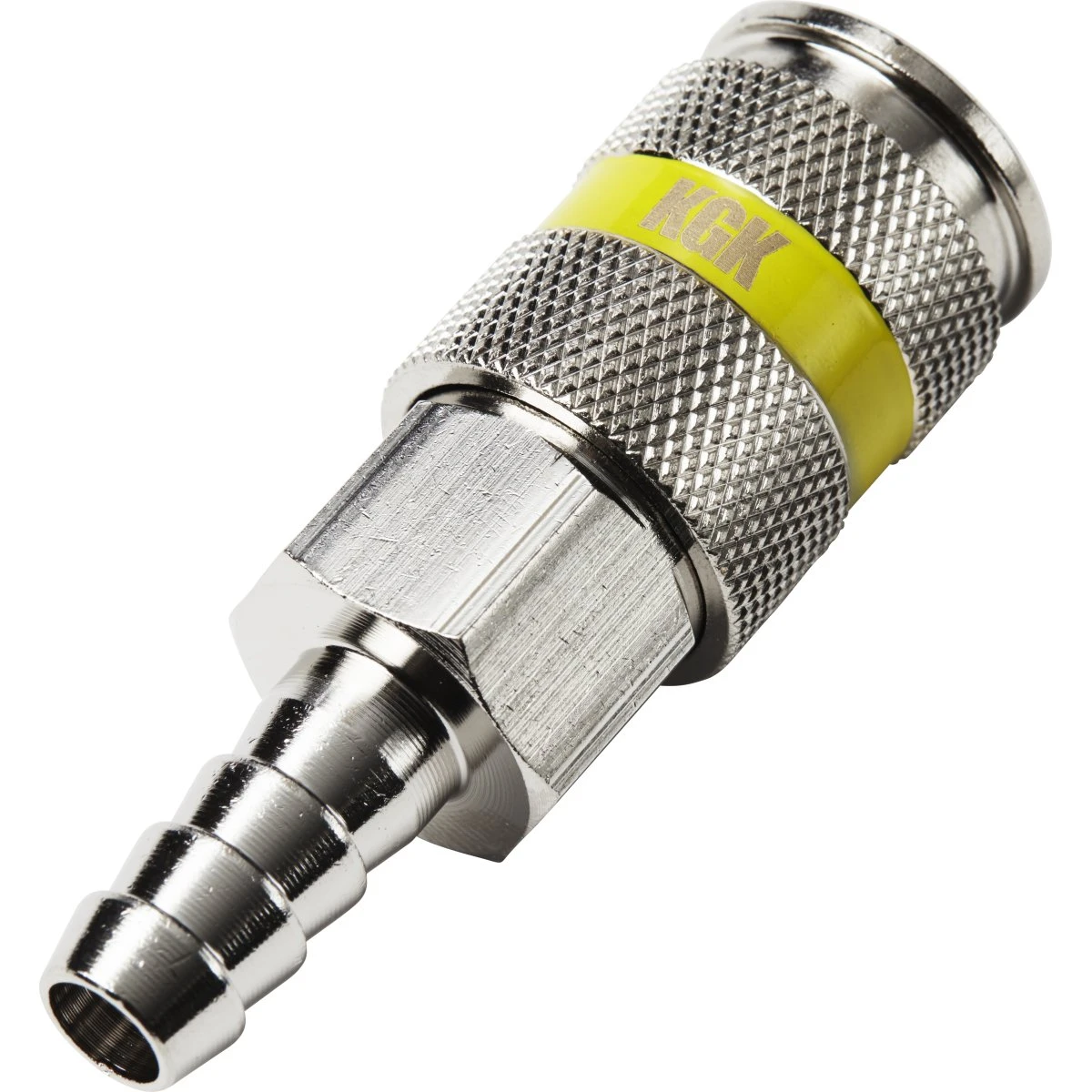 KGK Kobling med 12 mm slangestuds - Nikkelbelagt messing