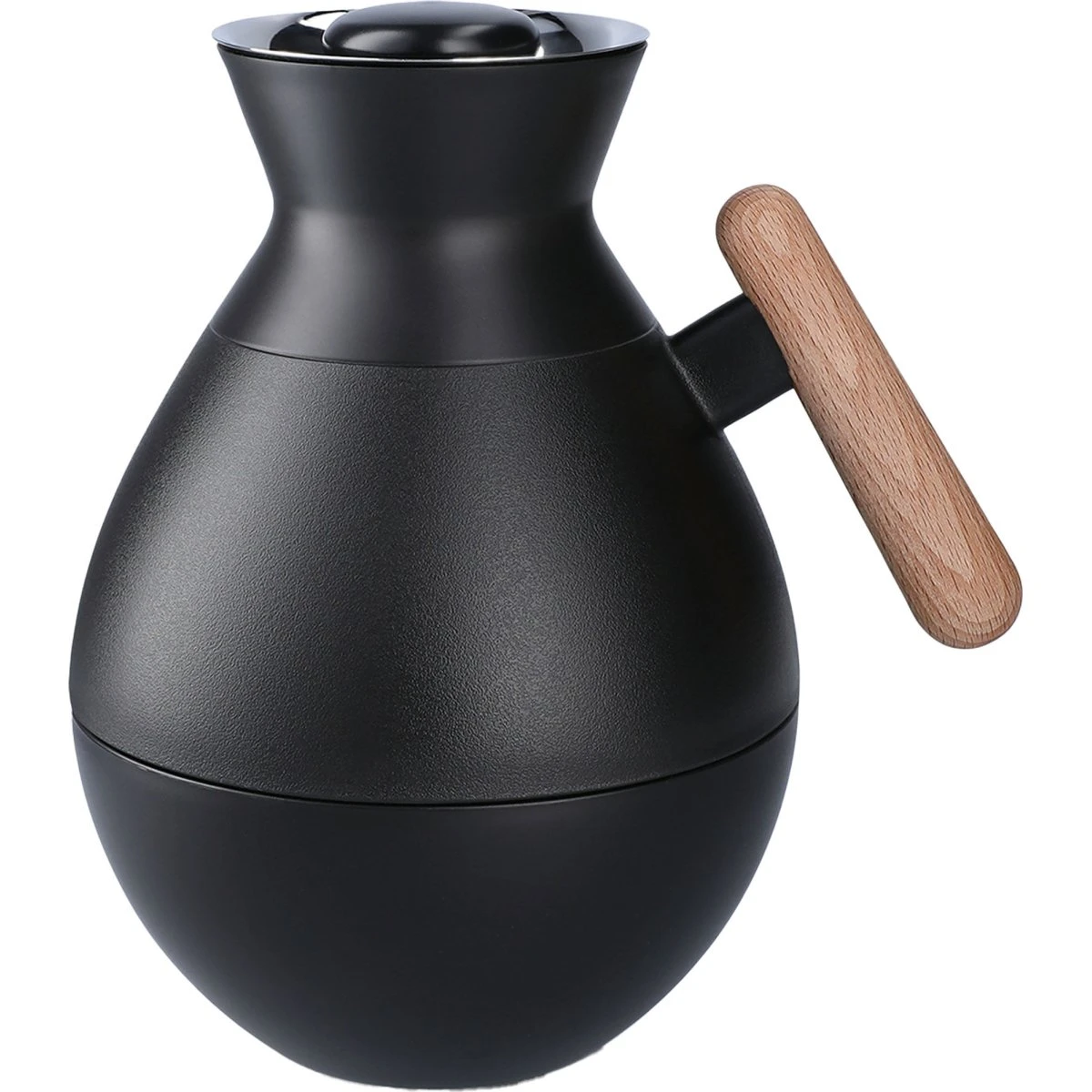 Rosendahl Stay Warm Termokande Rund, 1 liter, Sort