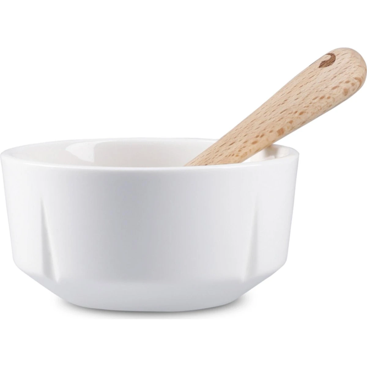 Rosendahl Grand Cru snackskål med ske, hvid, Ø9 cm
