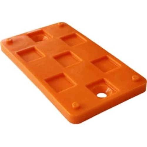 Knudsen K-Klods 45C Justerbrik, 5 x 45 x 80 mm, Orange, 250 stk.