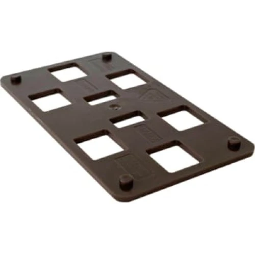 Knudsen K-Klods 45C Justerbrik, 2 x 45 x 80 mm, Brun, 500 stk.