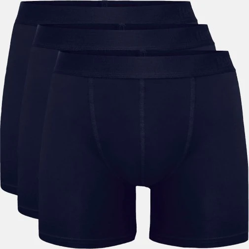 Resteröds Kalle Tights Long Leg 3-pak - Navy - Bambusviskose