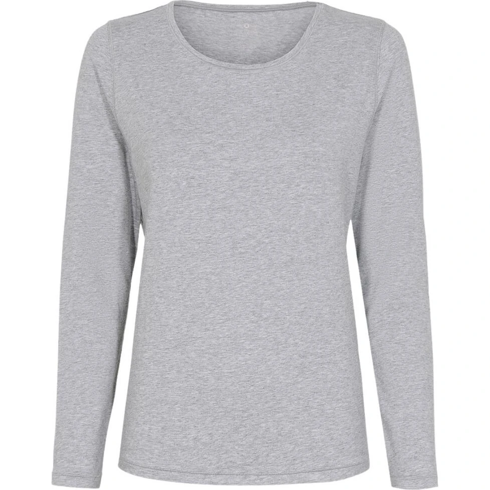 JBS of Denmark Langærmet bambus t-shirt til damer, grå, str. L