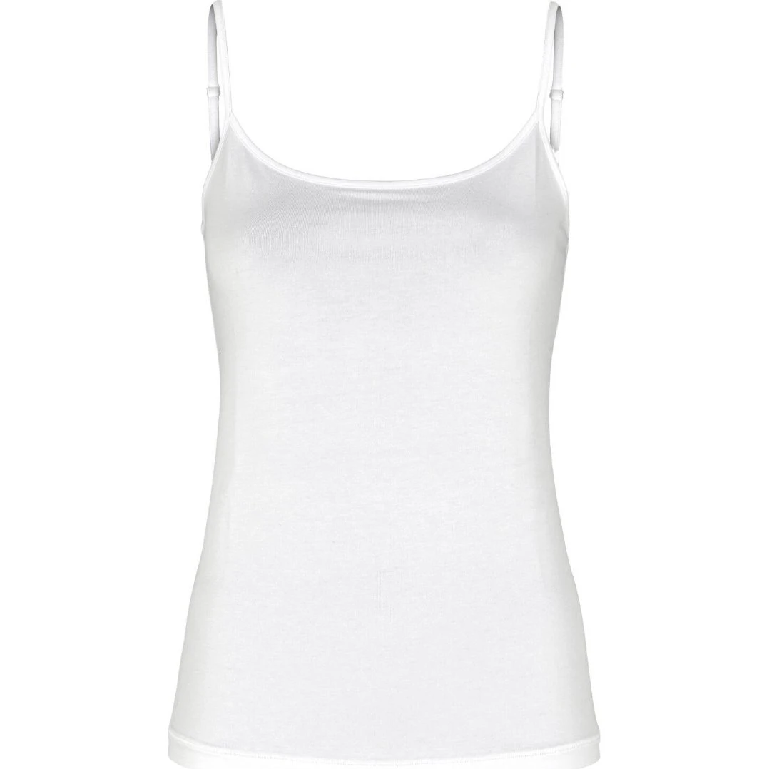 JBS of Denmark Hvid bambus stroptop, str. 2XL