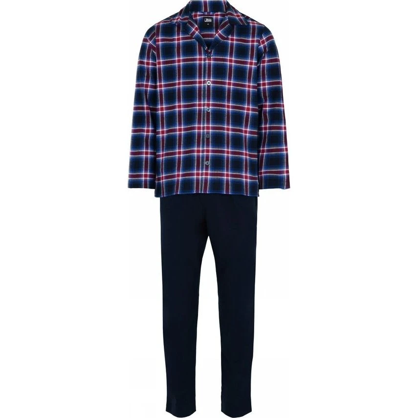 JBS Flannel Pyjamassæt i 100% bomuld