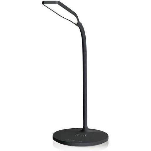 Nedis LED-bordlampe med trådløs Qi-oplader 10 W, dæmpbar 2700–6500K