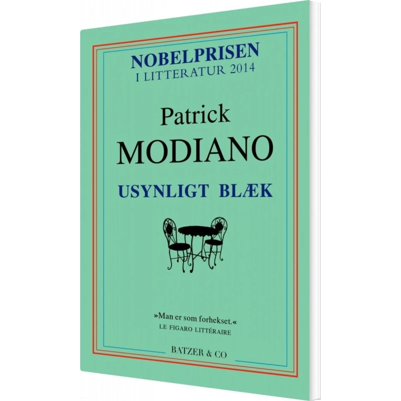 Usynligt blæk – Patrick Modiano (roman)