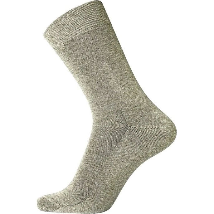 Egtved Herrestrømper i 100% bomuld - Sand, str. 45-48