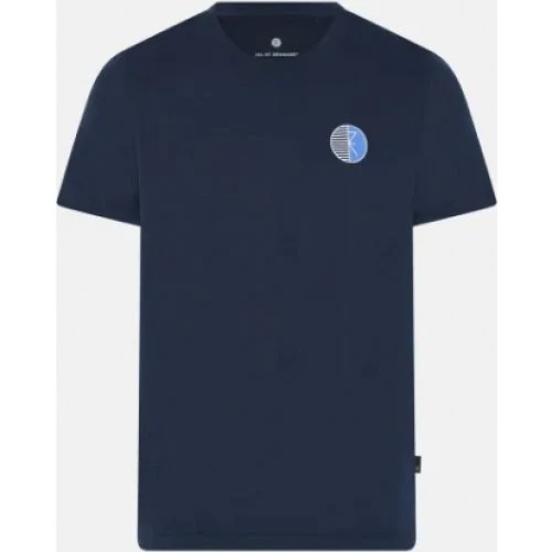 JBS of Denmark Navy T-shirt med rund hals i økologisk bomuld