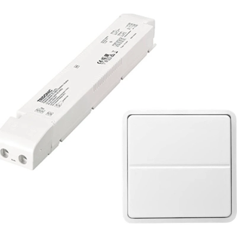Jumitech Trådløs LED driver 150W/24V med parret 2-tryk
