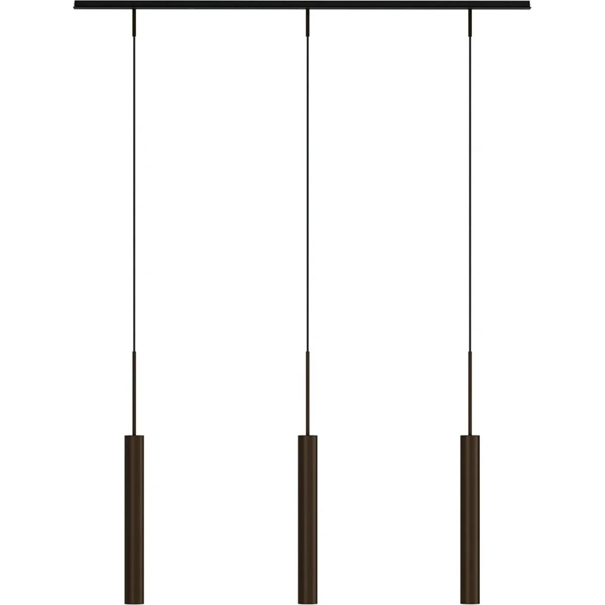 Audo Copenhagen Tubulaire Rail Pendel - 3 lyskilder i bronze