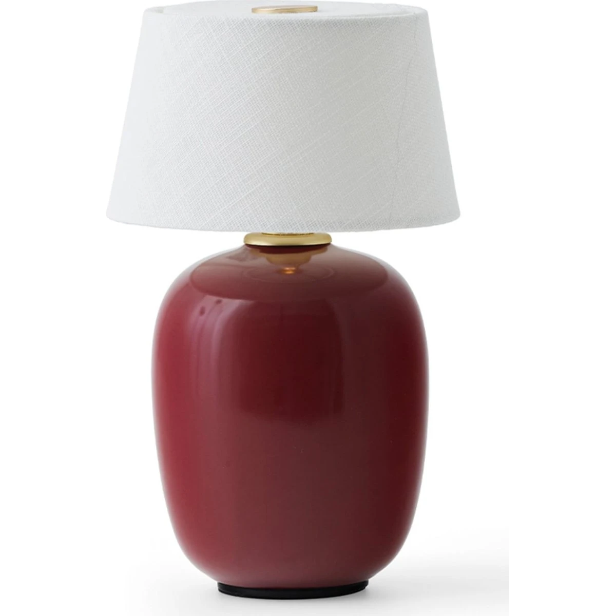 Audo Copenhagen Torso Batteridrevet Bordlampe, Rød, 20 cm