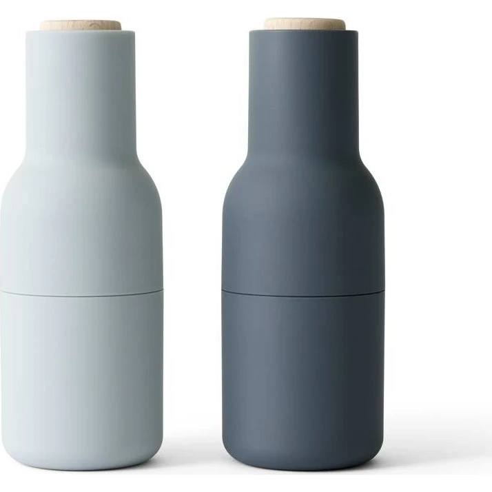 Audo Koncept Bottle Grinder Sæt af 2 - Blå/Bøg