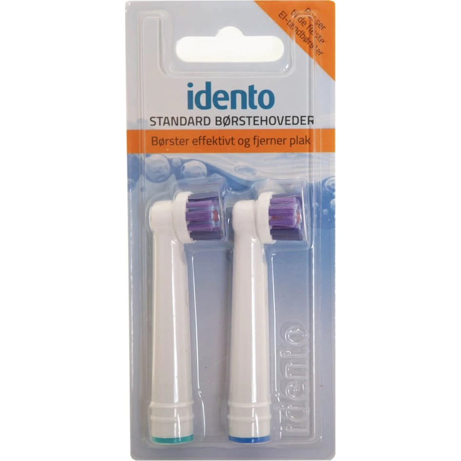 Idento Standard Børstehoveder - 2 stk.