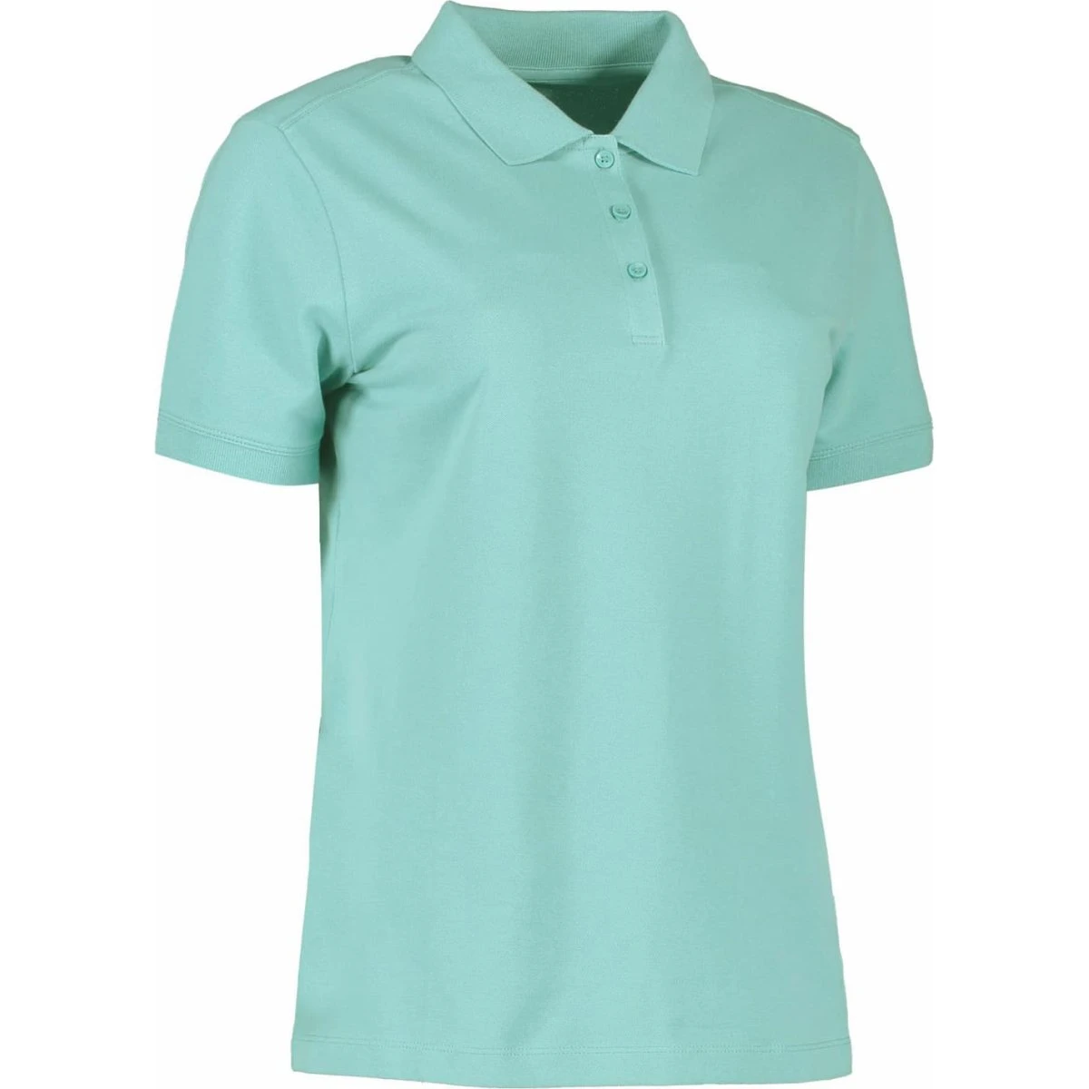ID Økologisk Polo Trøje Dame Aqua
