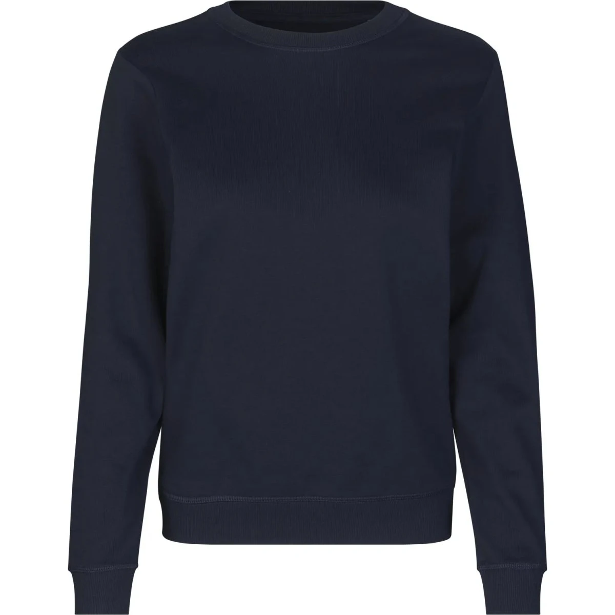 ID Økologisk Sweatshirt Core O-Neck Dame - Navy - M