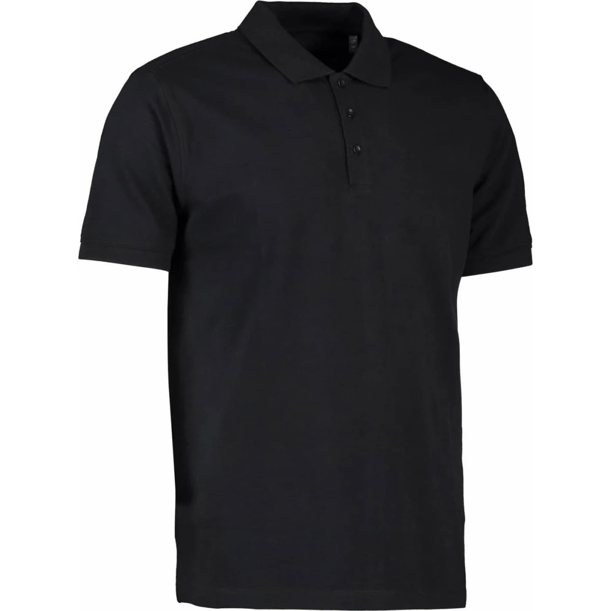 Id identity Økologisk Poloshirt - Sort - 4XL