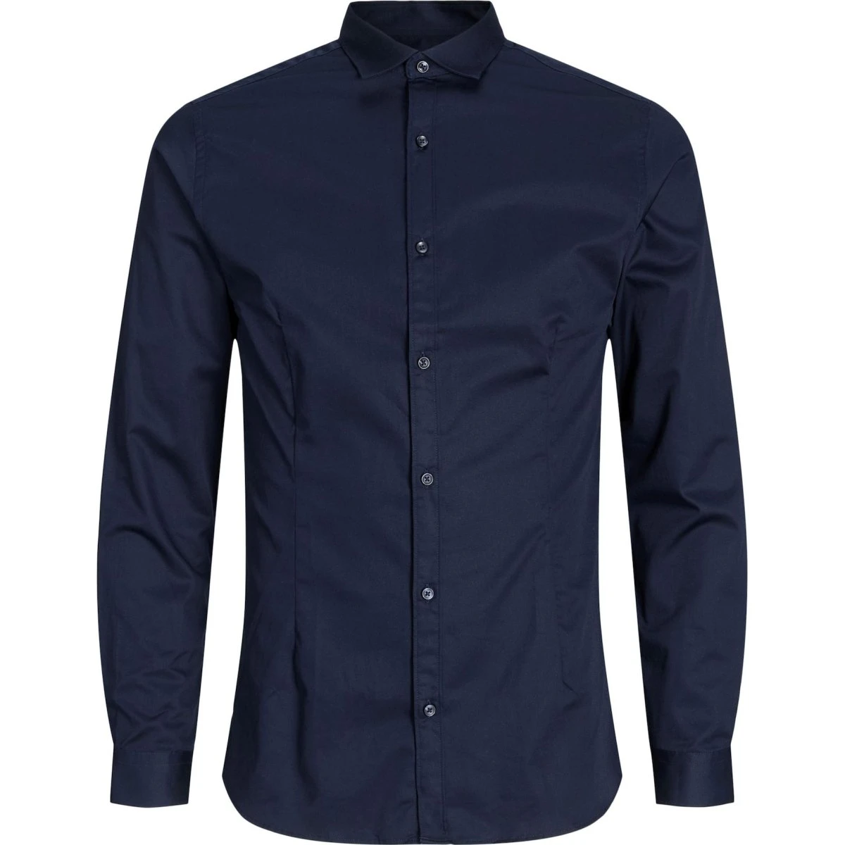 Jack & Jones Premium 'Parma' Skjorte i Navy - Super Slim Fit