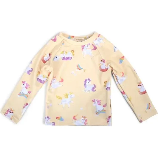 Filibabba Nor UV-badebluse - Yellow - 3-4 år