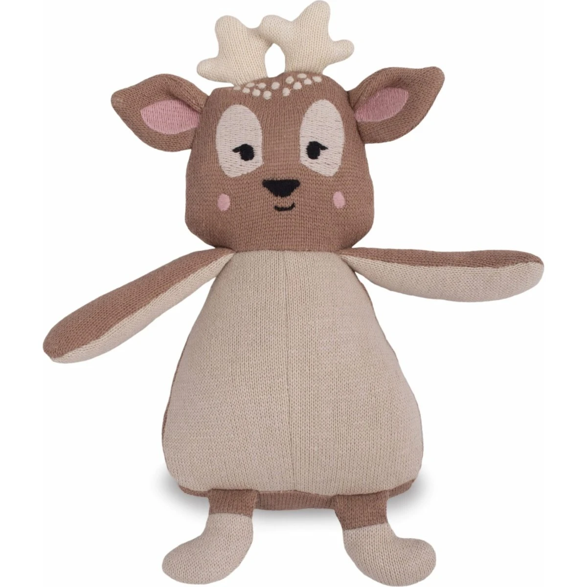 Filibabba Bea the Bambi Brownie - Strikket økologisk bamse