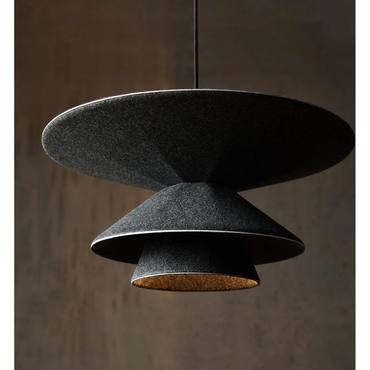 Loom Design Morphic Pendellampe Mix Black