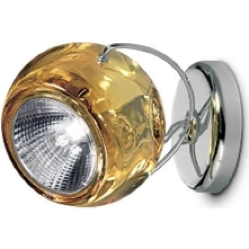 Fabbian Beluga væglampe/loftlampe, rav