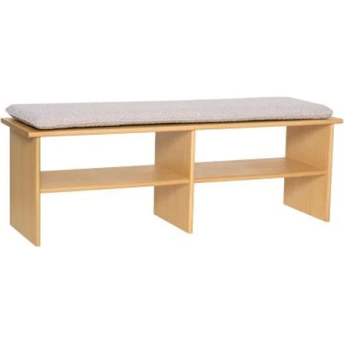 Hübsch Layer Bænk i Natur - 132 cm