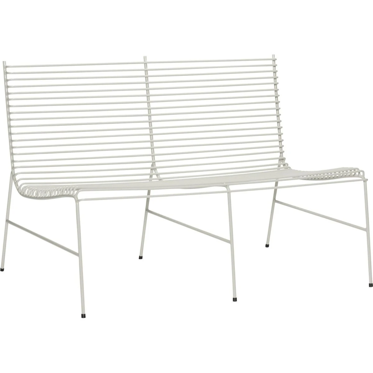 String Bænk Lysegrå - 122 cm