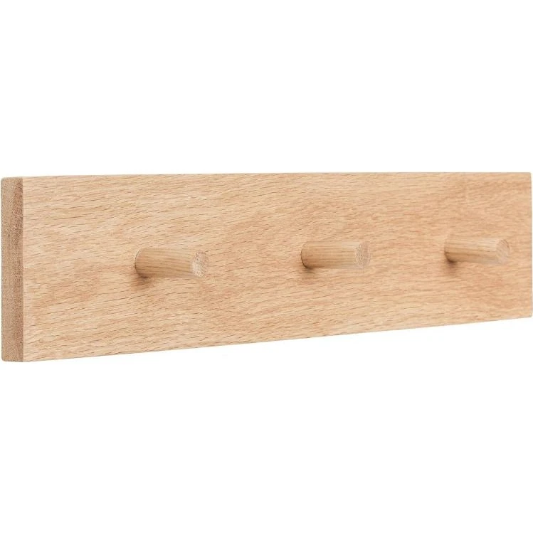Hübsch Folk Knagerække i Eg - Minimalistisk design 60x10 cm