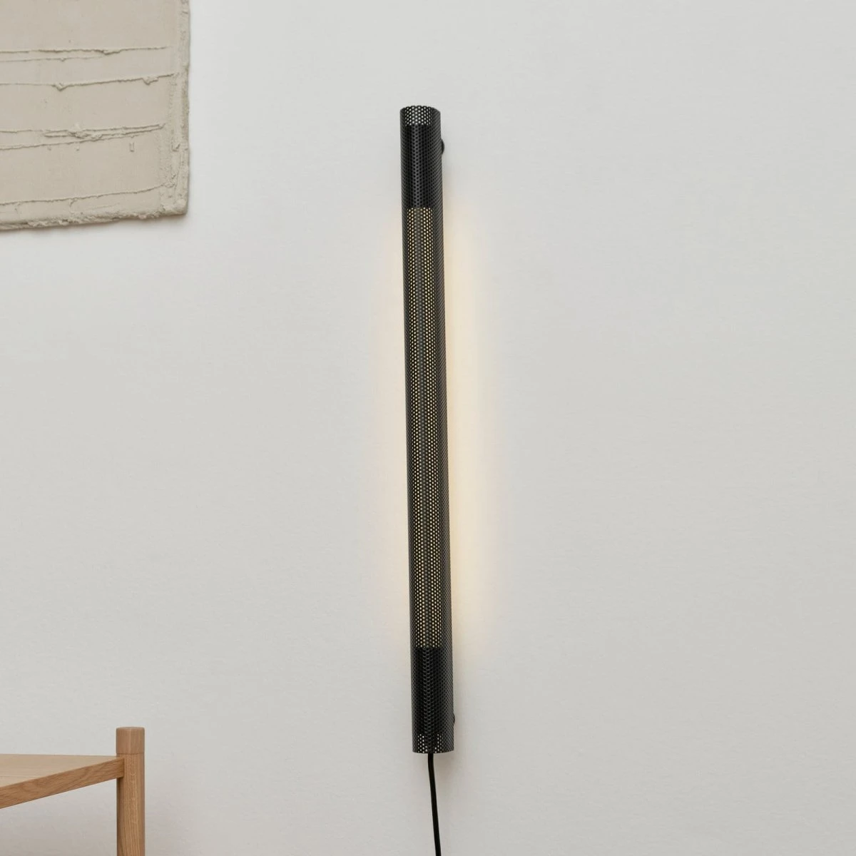 GEJST Radent væglampe, sort, 70 cm