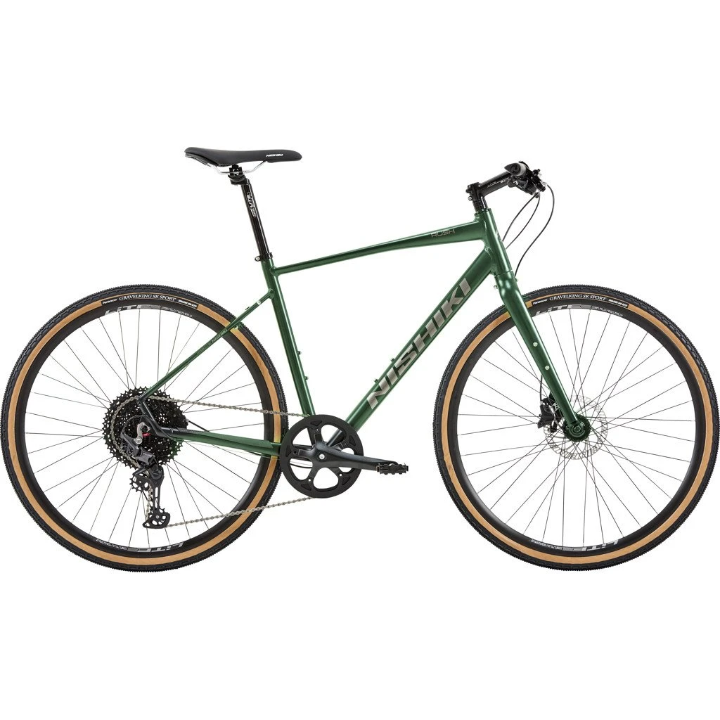 Nishiki Rush Citybike 12 gear Shimano Deore Grøn
