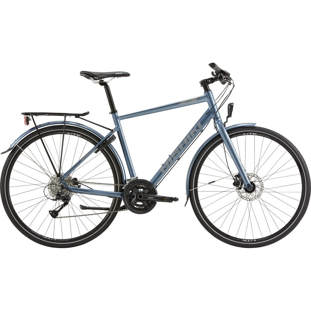 Nishiki City 501 Citybike - Blå - 18 gear - Herre