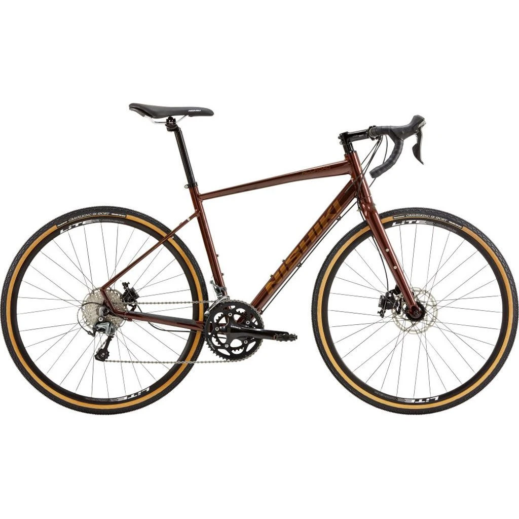 Nishiki All Road Gravelcykel Tiagra 20 gear - Brun