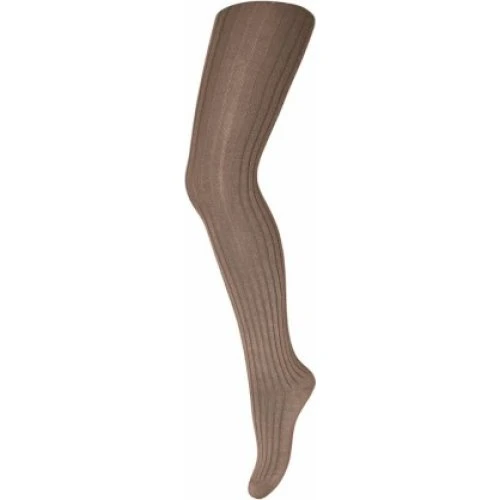 MP Merino Uld Strømpebukser til Børn - Light Brown Melange, 90
