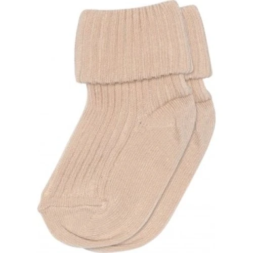 MP Rib Baby Bomuldsstrømper Rose Dust 17/18