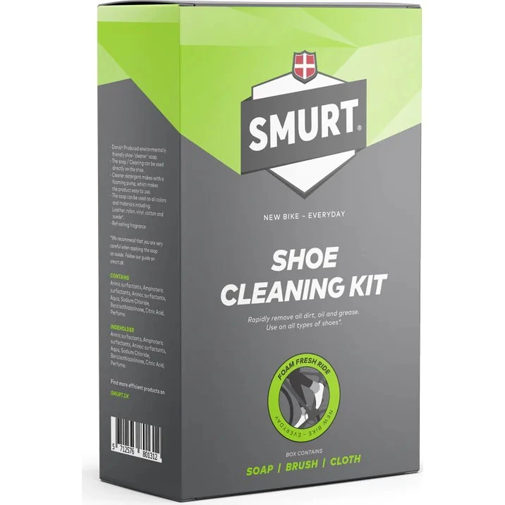 Smurt Skorens Kit med 150 ml sæbe og premium børste