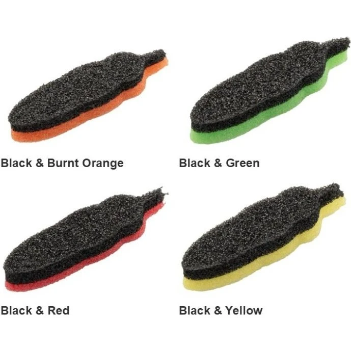 Futurefly Foam Beetle Body - Chartreuse/Sort, 3,5 cm